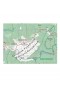 Ламінована туристична карта Верховинський Вододільний хребет. Полонина Руна купити з доставкою