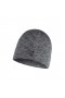 Шапка BUFF® Heavyweight Merino Wool Loose Hat Multi Stripes fog grey купити