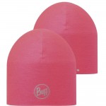 Шапка двостороння BUFF® Coolmax Reversible Hat r-solid pink fluor