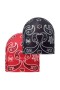 Шапка двостороння BUFF® Microfiber Reversible Hat cashmere red-black