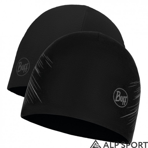 Шапка двостороння BUFF® Microfiber Reversible Hat r-solid black