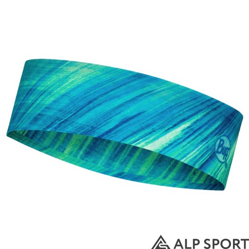 Пов'язка на голову BUFF® CoolNet UV⁺ Slim Headband pixeline lime