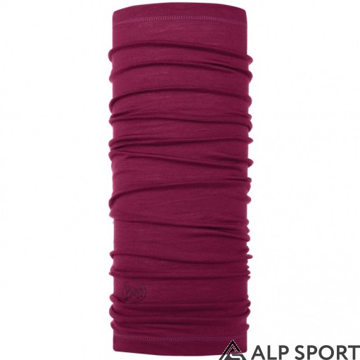 Бафф BUFF® Lightweight Merino Wool solid purple raspberry