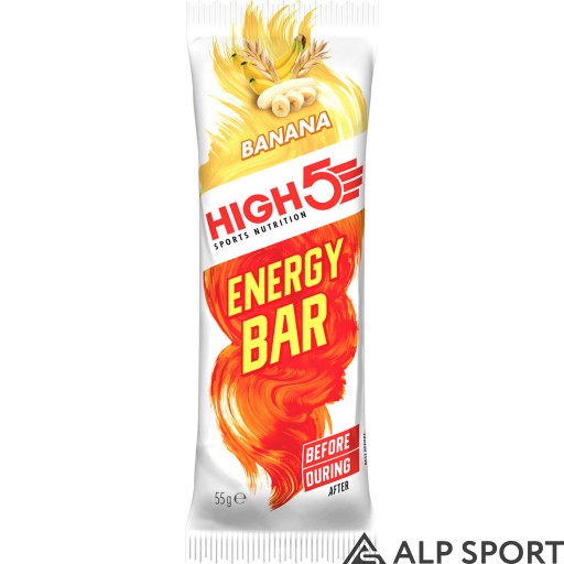 Батончик енергетичний High5 Energy Bar Banana 55g (1 шт)