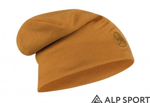 Шапка BUFF® Heavyweight Merino Wool Loose Hat solid camel