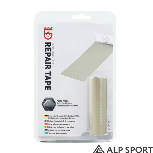 Ремонтная лента Gear Aid by McNett Tenacious Repair Tape, Grey, 7.5 cm x 50 cm