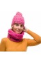 Шапка BUFF® Knitted & Polar Hat Grete pink