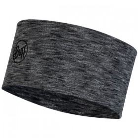 Пов'язка на голову BUFF® Midweight Merino Headband multi stripes graphite