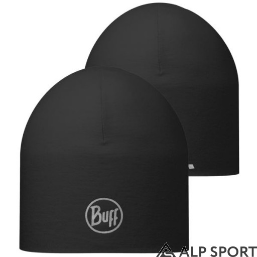 Шапка двостороння BUFF® Coolmax Reversible Hat r-solid black