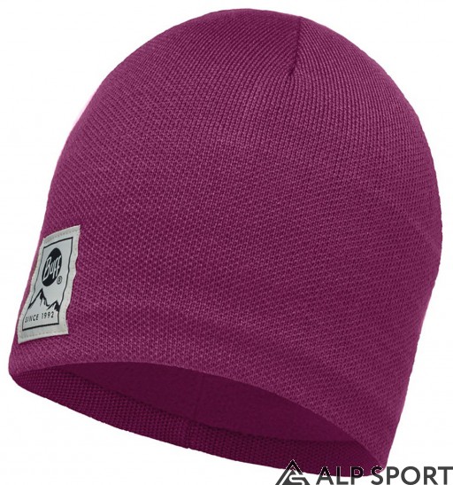 Шапка BUFF® Knitted & Polar Hat solid pink cerisse