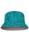 Панама двусторонняя Buff® Travel Bucket Hat acai grey/turquoise магазин