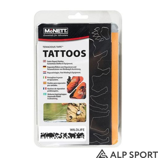 Набір латок McNETT Tenacious Tape Tattoos Wildlife