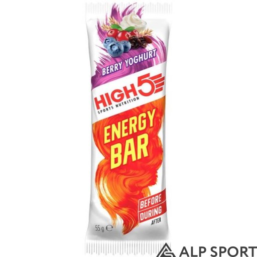 Батончик енергетичний High5 Energy Bar Berry yoghurt 55g (1 шт)