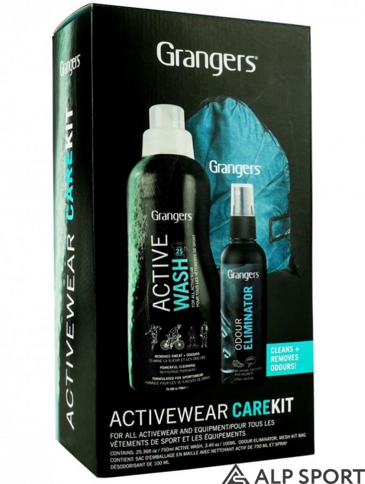 Набір для прання та дезодорант для спорт.одягу, термобілизни, спорядження Grangers Activewear Care Kit