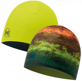Шапка двостороння BUFF® Coolmax Reversible Hat mot multi-yellow fluor
