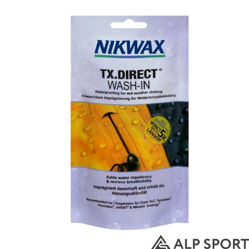 Просочення для нейлону та мембран Nikwax Tx direct wash-in 100 ml