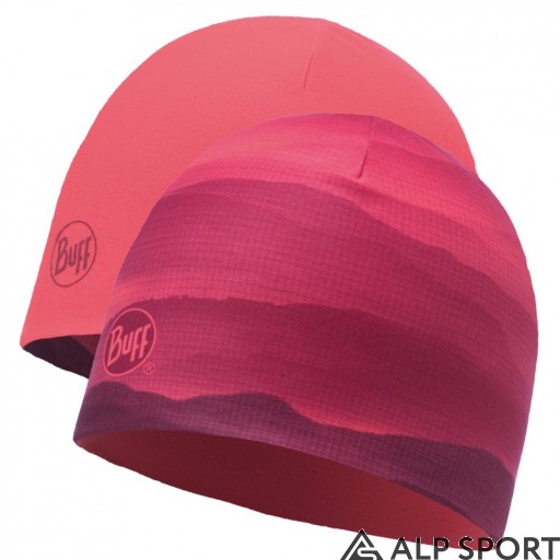 Шапка двостороння BUFF® Microfiber Reversible Hat soft hills pink fluor