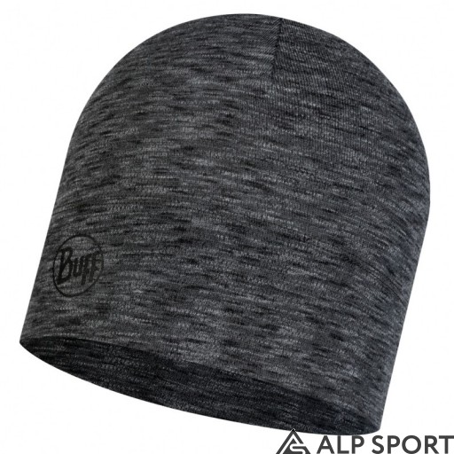 Шапка BUFF® Midweight Merino Wool Hat graphite multi stripes