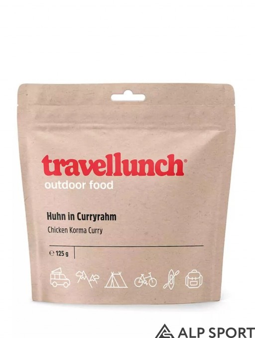 Сублімована їжа Travellunch Курка каррі ніжна Chicken Korma Curry 250 г (2 порції)