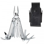 Мультитул Leatherman Wave з шкіряним чохлом