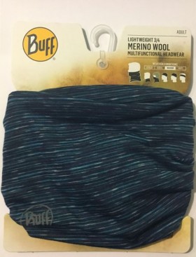 Бафф Buff 3/4 Lightweight Merino Wool Buff Blue Multi Stripes