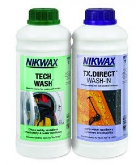 Набор для мембран Nikwax Twin Pack (Tech Wash 1L + TX Direct 1L)