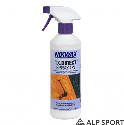 Водоотталкивающий спрей для мембран Nikwax Tx direct 500 ml