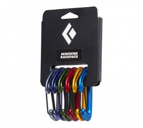 Набір карабінів Black Diamond MiniWire Rackpack (6 шт)