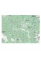 Ламінована туристична карта Верховинський Вододільний хребет. Полонина Руна купити київ