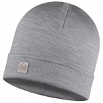 Шапка BUFF® Heavyweight Merino Wool Loose Hat solid light grey