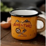 Кружка емальована помаранчева Go Zee "Adventure"