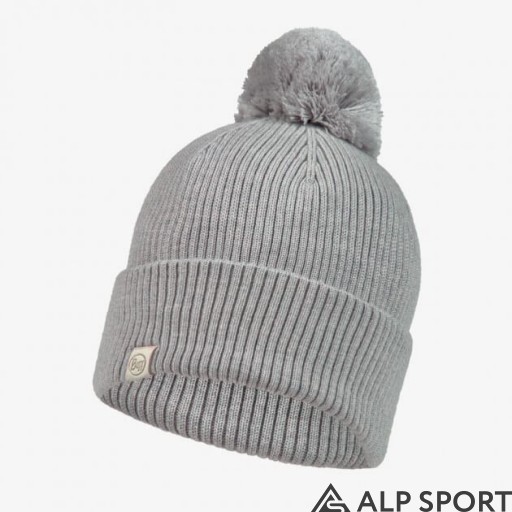 Шапка BUFF® Merino Wool Knitted Hat Tim light grey