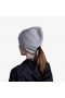 Шапка BUFF® Crossknit Hat solid light grey інтернет магазин
