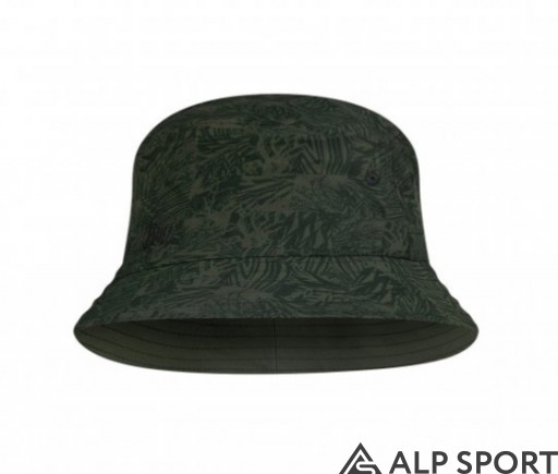 Панама Buff® Trek Bucket Hat checkboard moss green