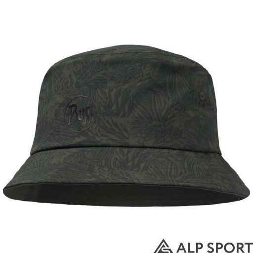 Панама Buff® Trek Bucket Hat Checkboard Moss Green