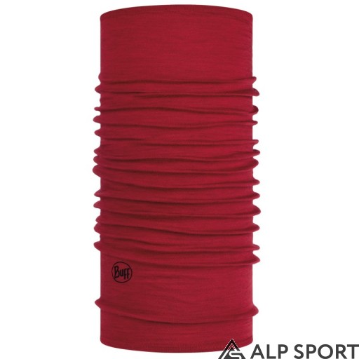 Бафф BUFF® Lightweight Merino Wool solid red