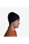 Шапка BUFF® Heavyweight Merino Wool Hat solid deep purple купити в києві