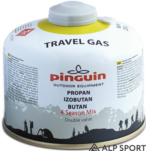 Газовий балон Pinguin 230g propan-butan gas cartridge