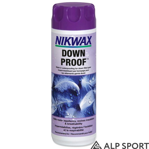 Водовідштовхувальний засіб для пуху Nikwax Down proof 300 ml