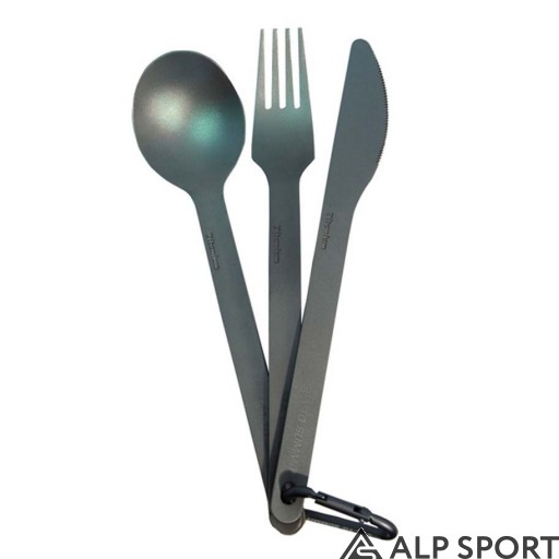 Набір столових приборів Sea to summit Titanium Knife, Fork + Spoon set