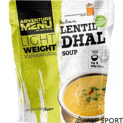 Гострий індійський дал (суп) з сочевицею Adventure Menu-Lentil Dhal (soup) 77 г
