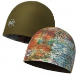 Шапка двостороння BUFF® Microfiber Reversible Hat itinerary multi