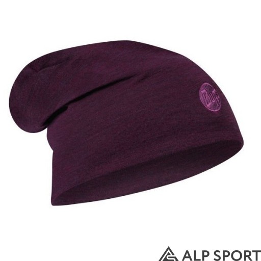 Шапка BUFF® Heavyweight Merino Wool Loose Hat purplish multi stripes